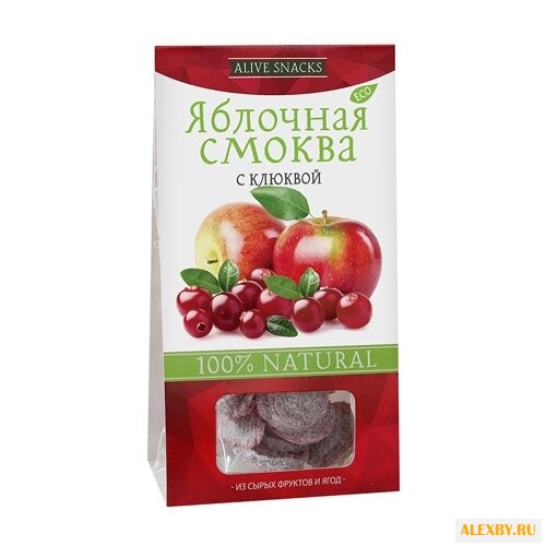 Смоква Живые снеки яблочная с