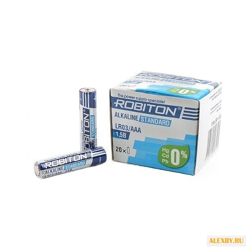 Батарейка AAA ROBITON LR03 bulk20