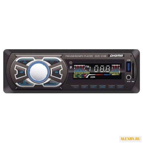 Автомагнитола Digma DCR-310B