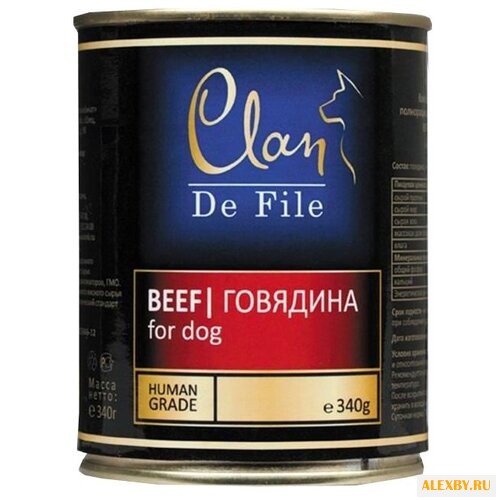 Корм для собак CLAN De File