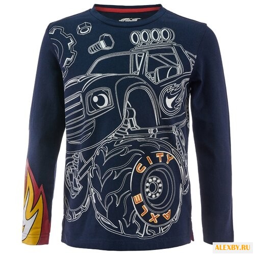 Лонгслив Button Blue