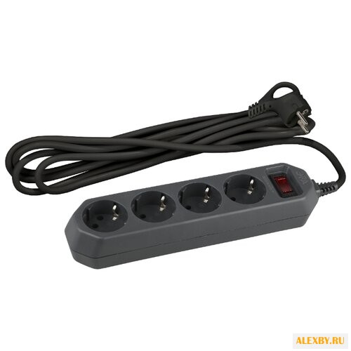 Сетевой фильтр ЭРА USF-M-4es-B