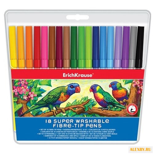 ErichKrause Фломастеры 18 шт.