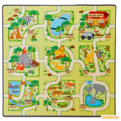 Коврик-пазл MD Зоопарк MPD-901