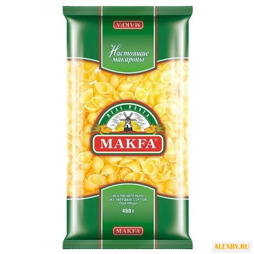 Макфа Макароны Ракушки 450 г
