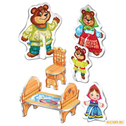 Русский стиль Пазлы 3D Три