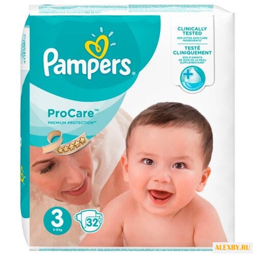 Pampers подгузники ProCare 3