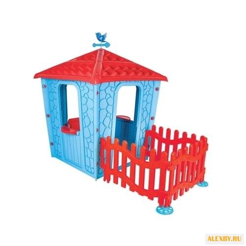 Домик pilsan Stone с забором