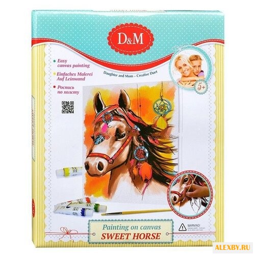 D&M Картина по контурам Дикая