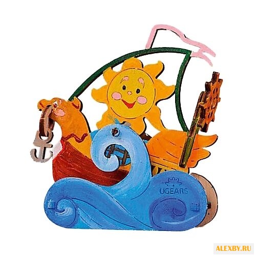 Сборная модель UGEARS Парусник