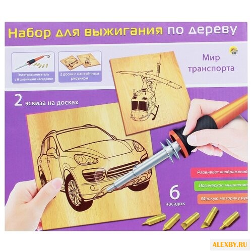 Рыжий кот Набор для выжигания