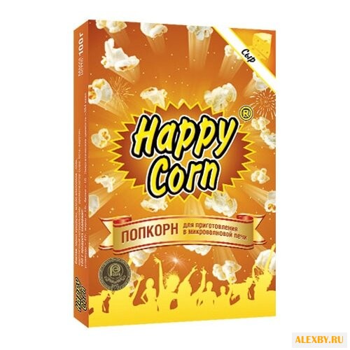 Попкорн Happy Corn сырный в