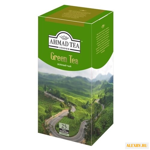 Чай зеленый Ahmad tea в пакетиках