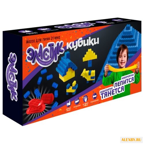 Масса для лепки Эластик Кубики