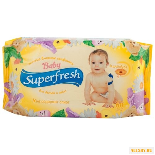 Влажные салфетки Superfresh