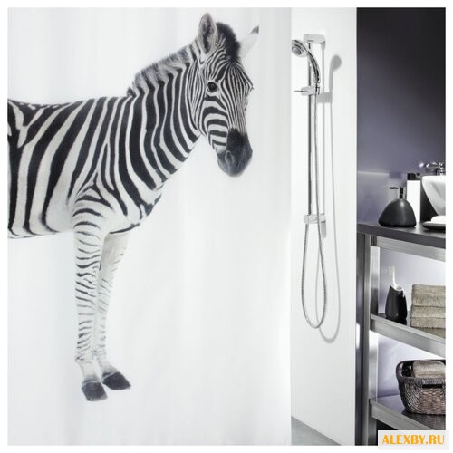 Штора Spirella Zebra 180x200
