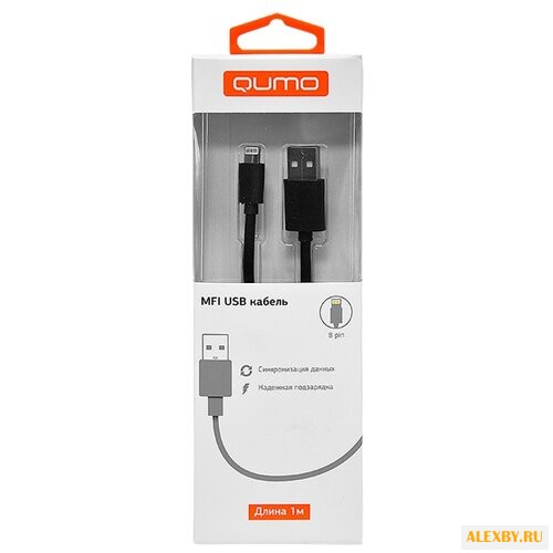 Кабель Qumo USB - Lightning PVC
