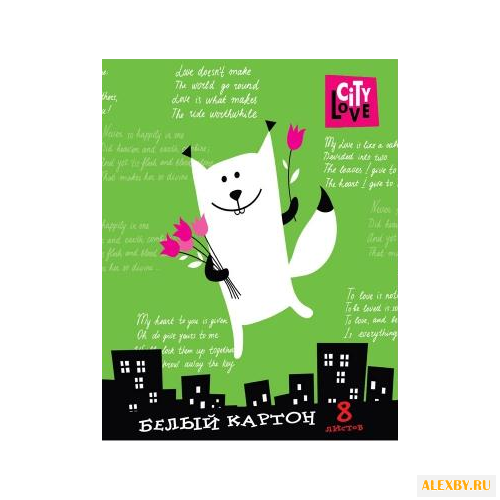 Белый картон Романтика Action!