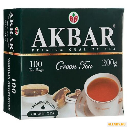 Чай зеленый Akbar Green Tea в