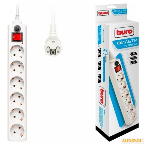 Сетевой фильтр Buro 600SH-1.8-W