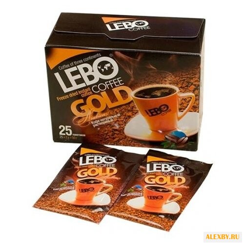 Растворимый кофе Lebo Gold в
