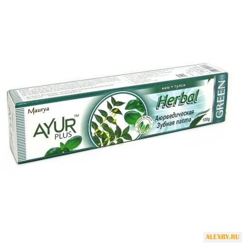 Зубная паста Аюр Плюс Ним + тулси