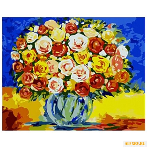 Рыжий кот Картина по номерам