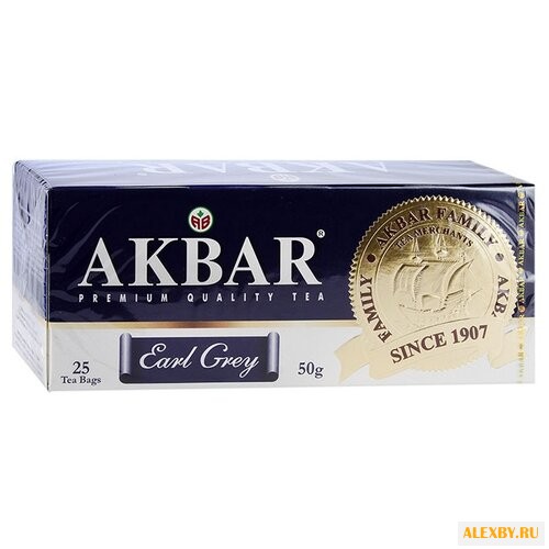 Чай черный Akbar Earl Grey