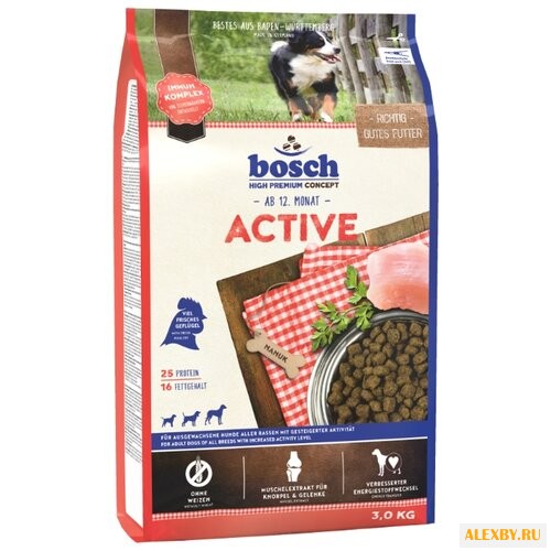 Корм для собак Bosch Active