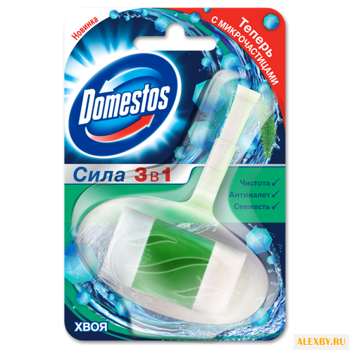 Domestos блок для унитаза 3в1