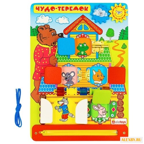 Бизиборд Alatoys Чудо-теремок