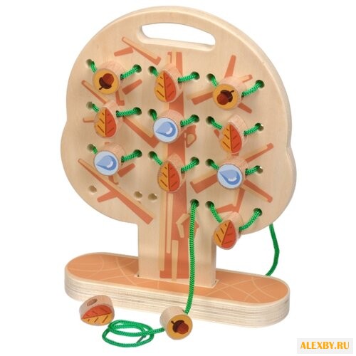 Шнуровка Игрушки из дерева