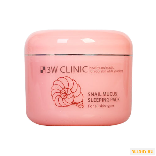 3W Clinic Ночная маска Snail