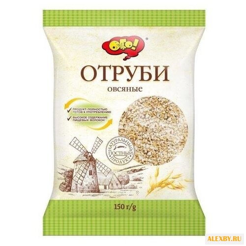 Отруби ОГО! овсяные рассыпчатые
