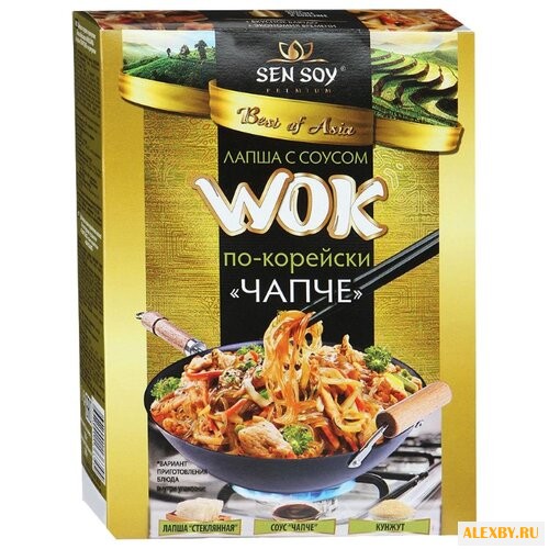 Лапша Sen Soy Wok бобовая с