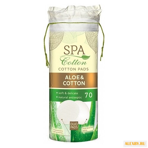 Ватные диски Spa cotton Aloe &