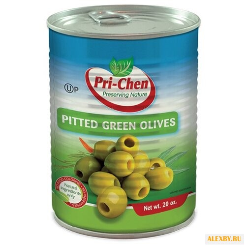 Pri-Chen Оливки зеленые без