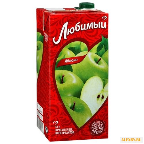 Нектар Любимый Яблоко с крышкой