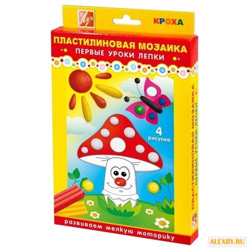 Пластилин Луч мозаика Грибок