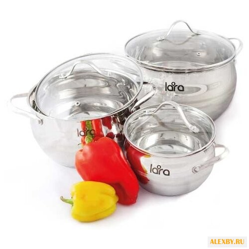 Набор кастрюль LARA LR02-86