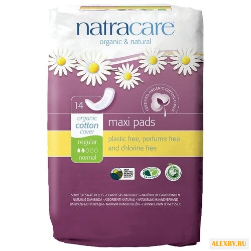 Natracare прокладки Maxi Pads