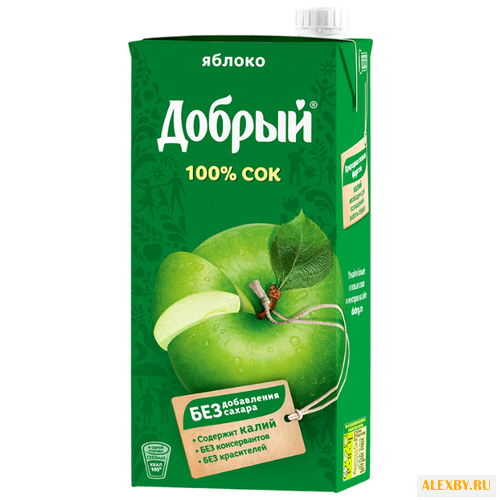 Сок Добрый Яблоко с крышкой