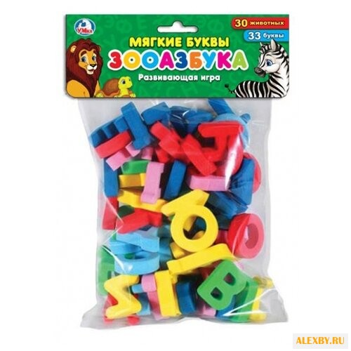Набор букв Умка Зооазбука