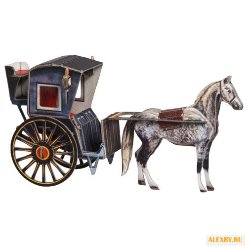 Сборная модель Умная Бумага Кэб