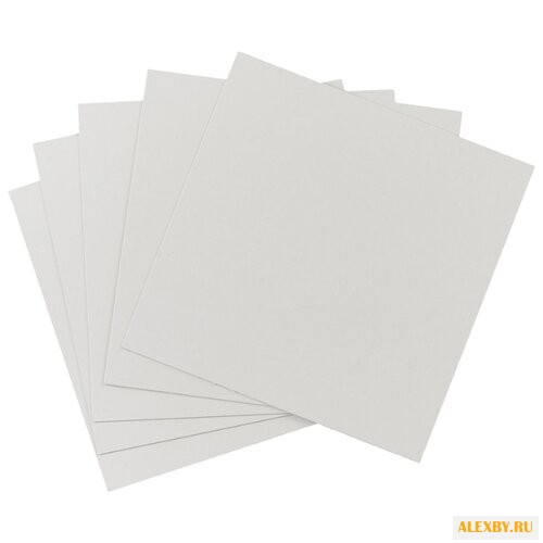 Белый картон крашенный в