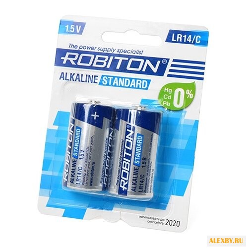 Батарейка C ROBITON LR14 BL2