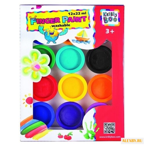 Купить Kribly Boo Пальчиковые краски
