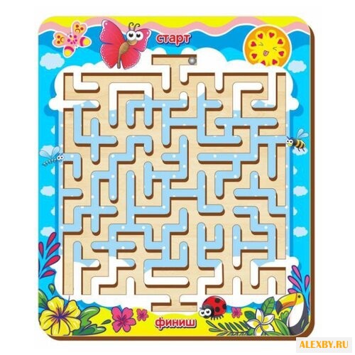 Головоломка Woodland с шариками