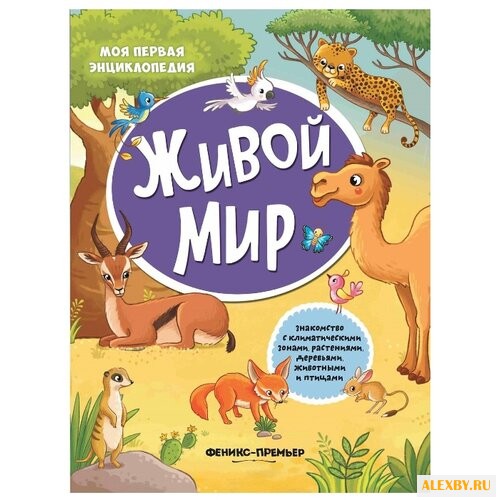 Книжка с наклейками Живой мир