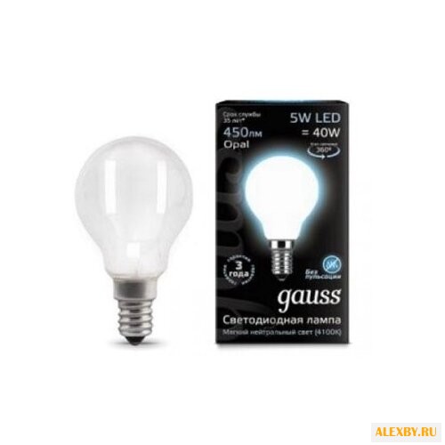 Лампа светодиодная gauss LED
